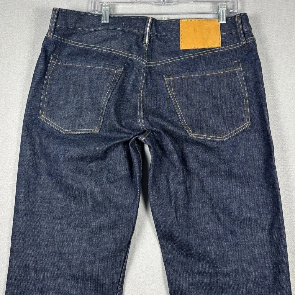 Banana Republic Slim Selvedge Jeans Dark Rinse Premium Denim 36x34) 38x36 Actual